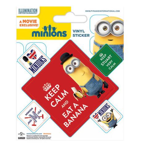 Minions Keep Calm Vinyl Stickers 